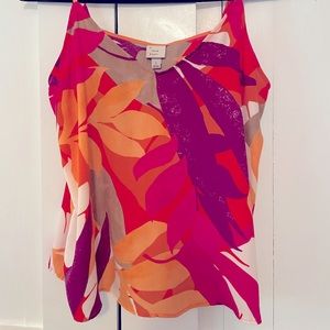 Thin strap cami blouse